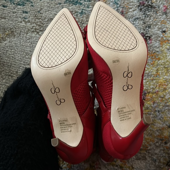 Jessica Simpson strapped mesh booties - Picture 2 of 3